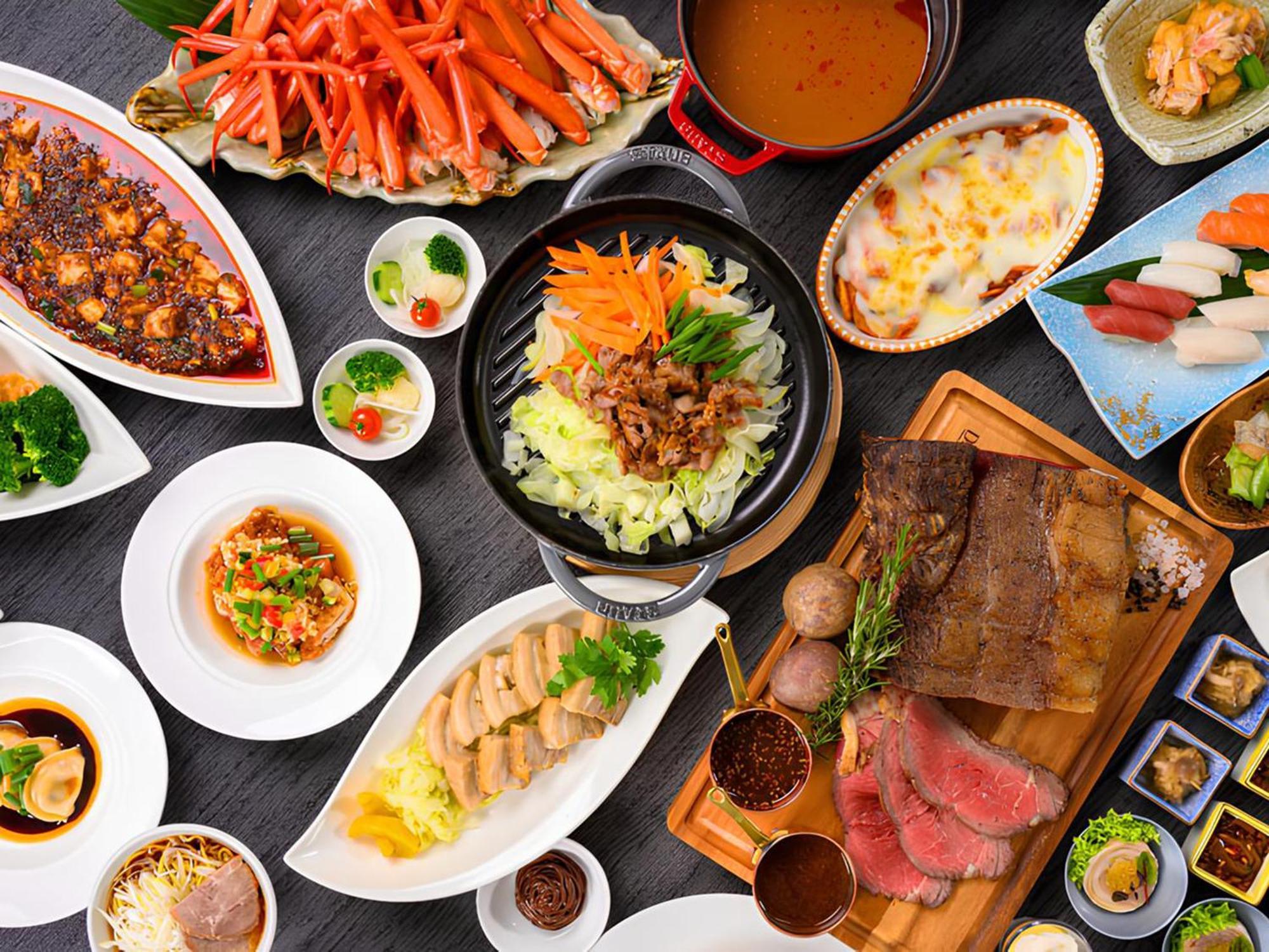 Shin Furano Prince Hotel Экстерьер фото A selection of Japanese cuisine