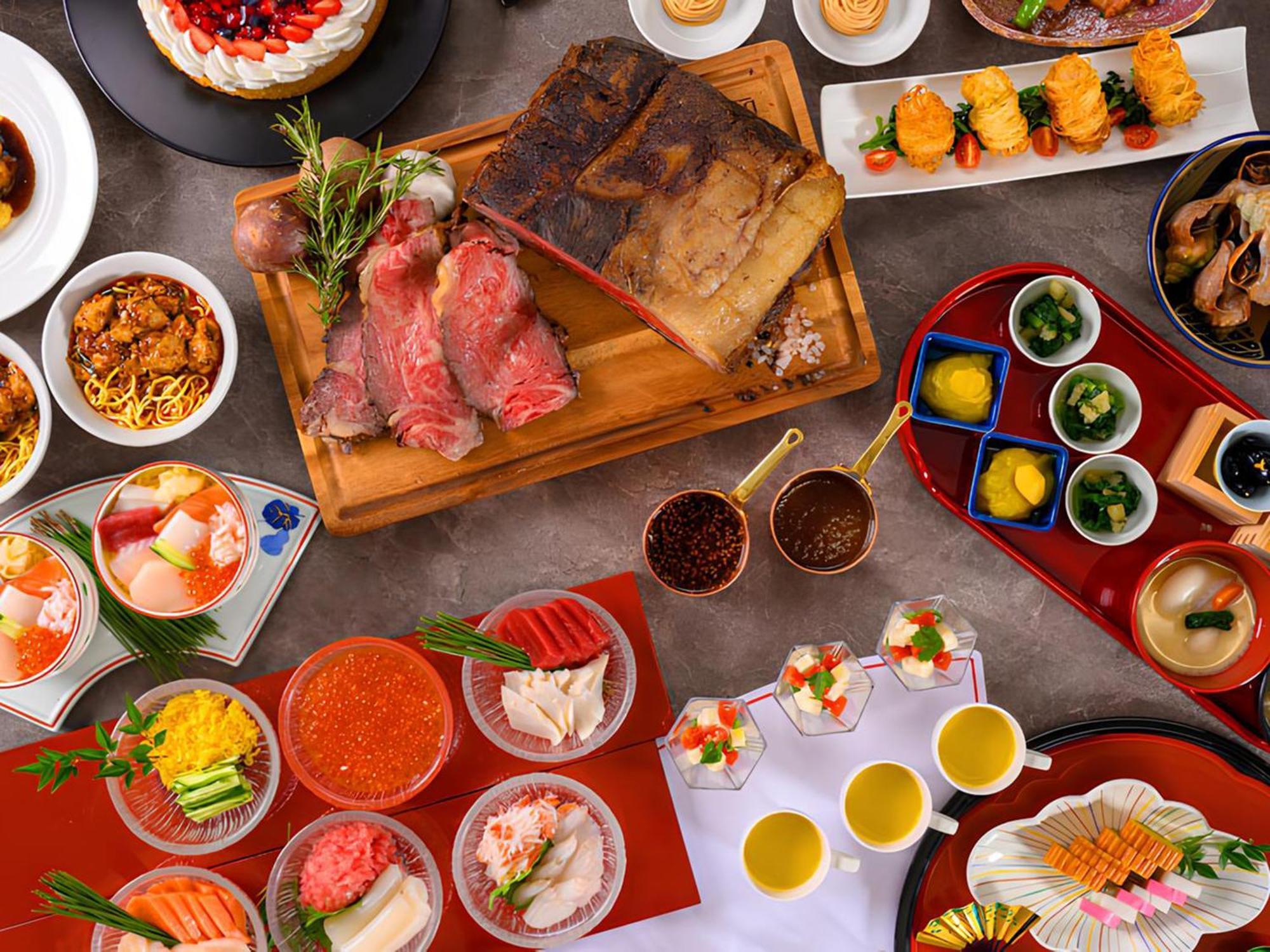 Shin Furano Prince Hotel Экстерьер фото A selection of Japanese cuisine